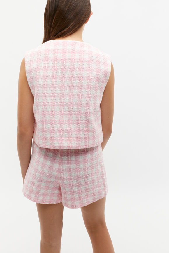 Check Waistcoat  Bubblegum  hi-res