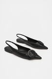 Ren Circle Buckle Slingback  Black  hi-res