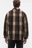 Brushed Check Overshirt  Dark Espresso  hi-res