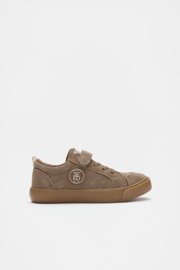 Low Top Sneakers  Dark Tan  hi-res