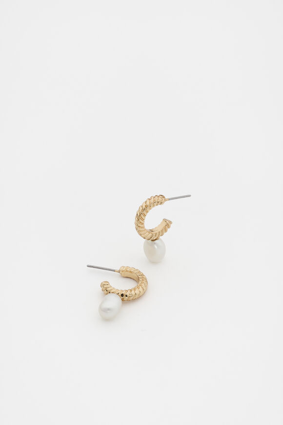 Little Pearl Hoop  Pearl  hi-res