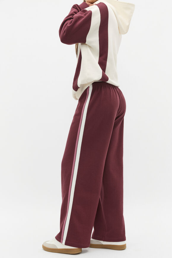 Side Stripe Track Pant  Deep Berry  hi-res
