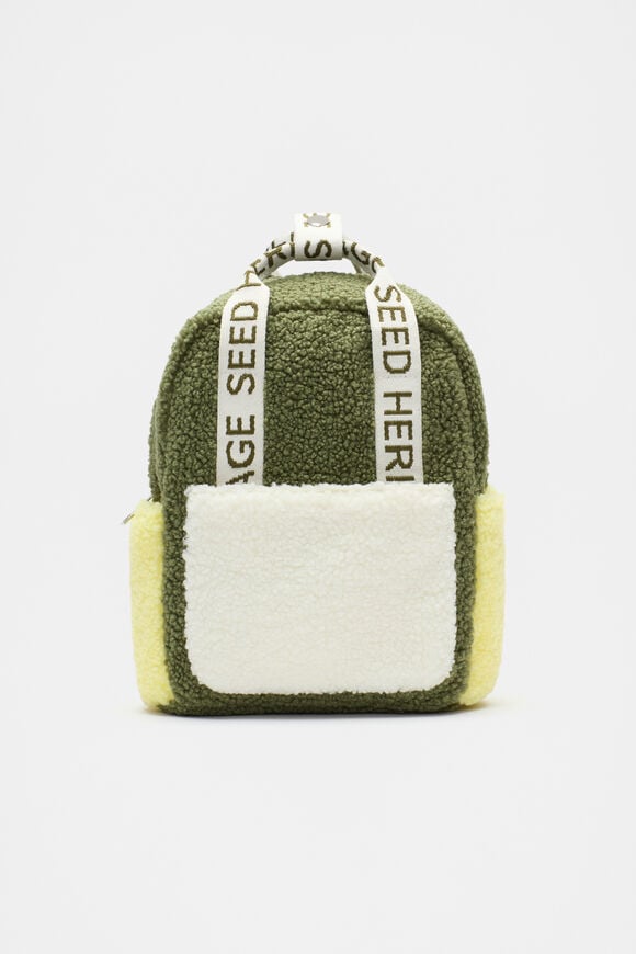 Mini Teddy Backpack  Dark Sage  hi-res