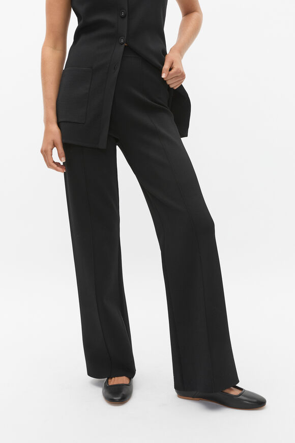Crepe Knit Pant  Black  hi-res