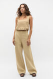 Simple Linen Pant  Cashew  hi-res