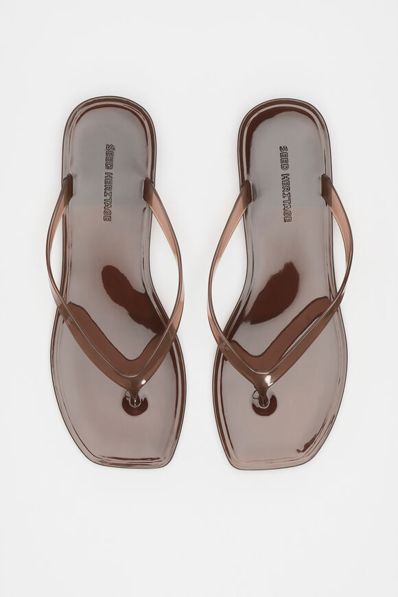 Elle Jelly Flip Flop  Pinecone  hi-res