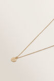 Initial Disc Necklace    hi-res