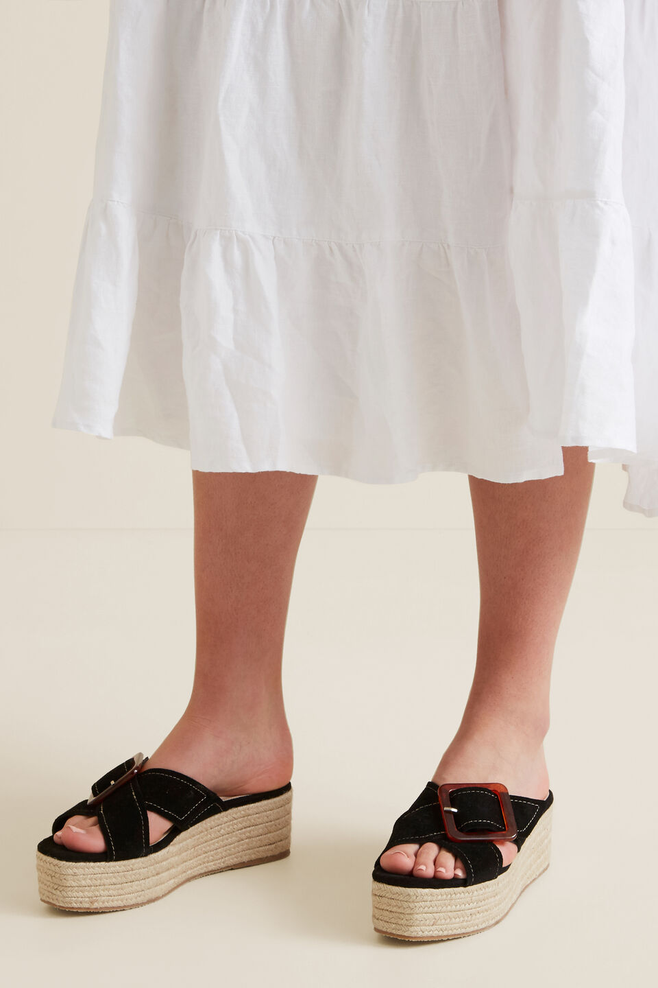 Tara Buckle Flatform  