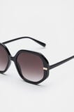 Clara Oversized Glam Sunglasses  Black  hi-res
