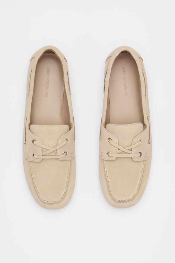 Rosa Boat Shoe  Iced Latte Suede  hi-res