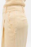 Tailored Linen Pleat Front Pant  Shortbread  hi-res