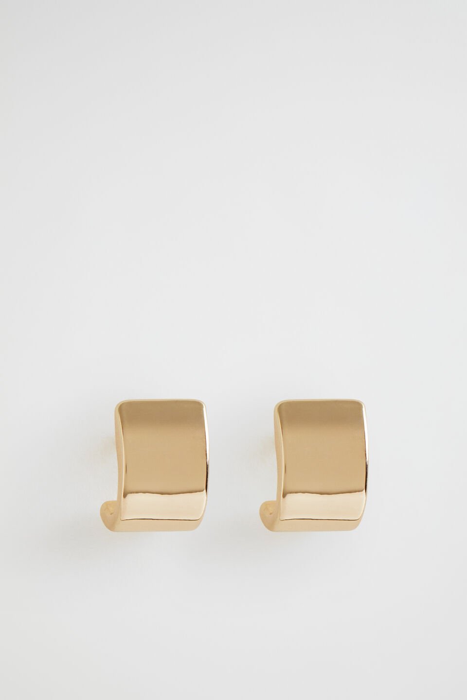 Mini Rectangle Stud  Gold