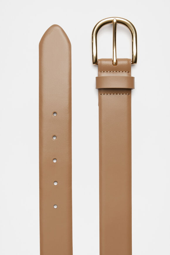 Faye Buckle Belt  Caramel  hi-res