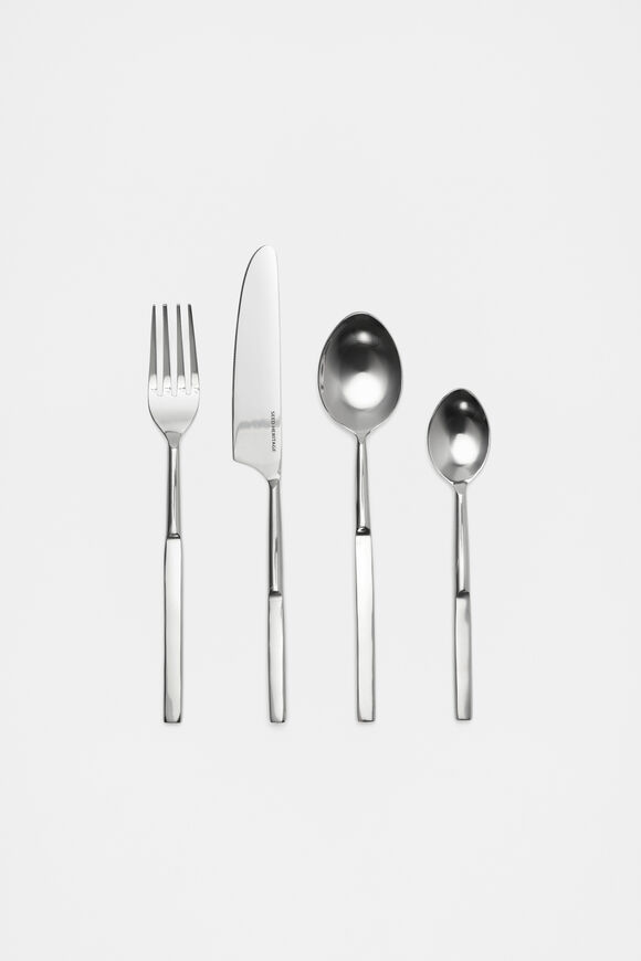 Atlas Cutlery Set of 16  Silver  hi-res
