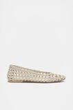 Eve Woven Ballet Flat  Cream  hi-res