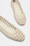 Eve Woven Ballet Flat  Cream  hi-res