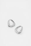 Looped Oval Earring  Silver  hi-res