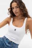 Core Heritage Rib Tank  Whisper White  hi-res