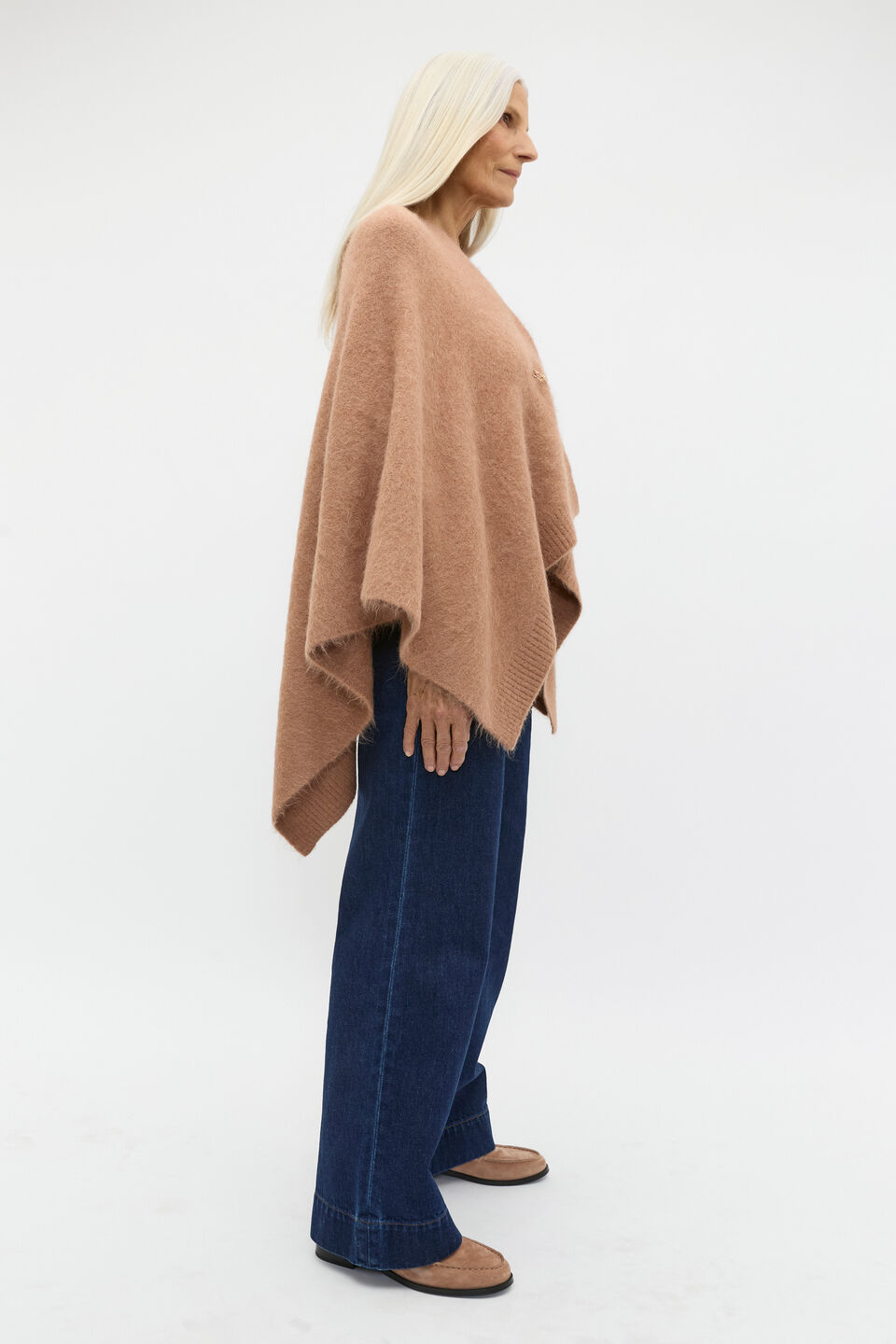 Fluffy Textured Wrap  Amaretto