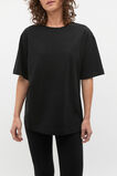 Oversized Longline Tee  Black  hi-res