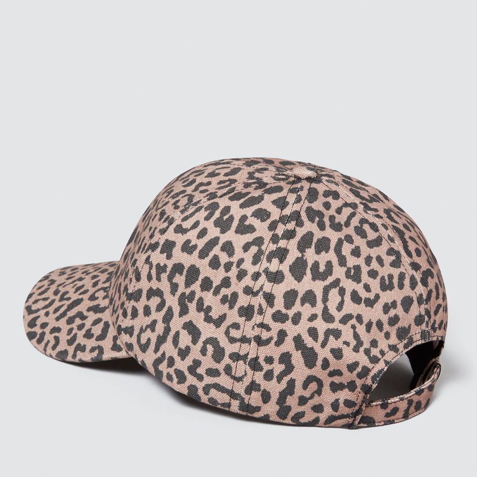 Ocelot Print Cap  