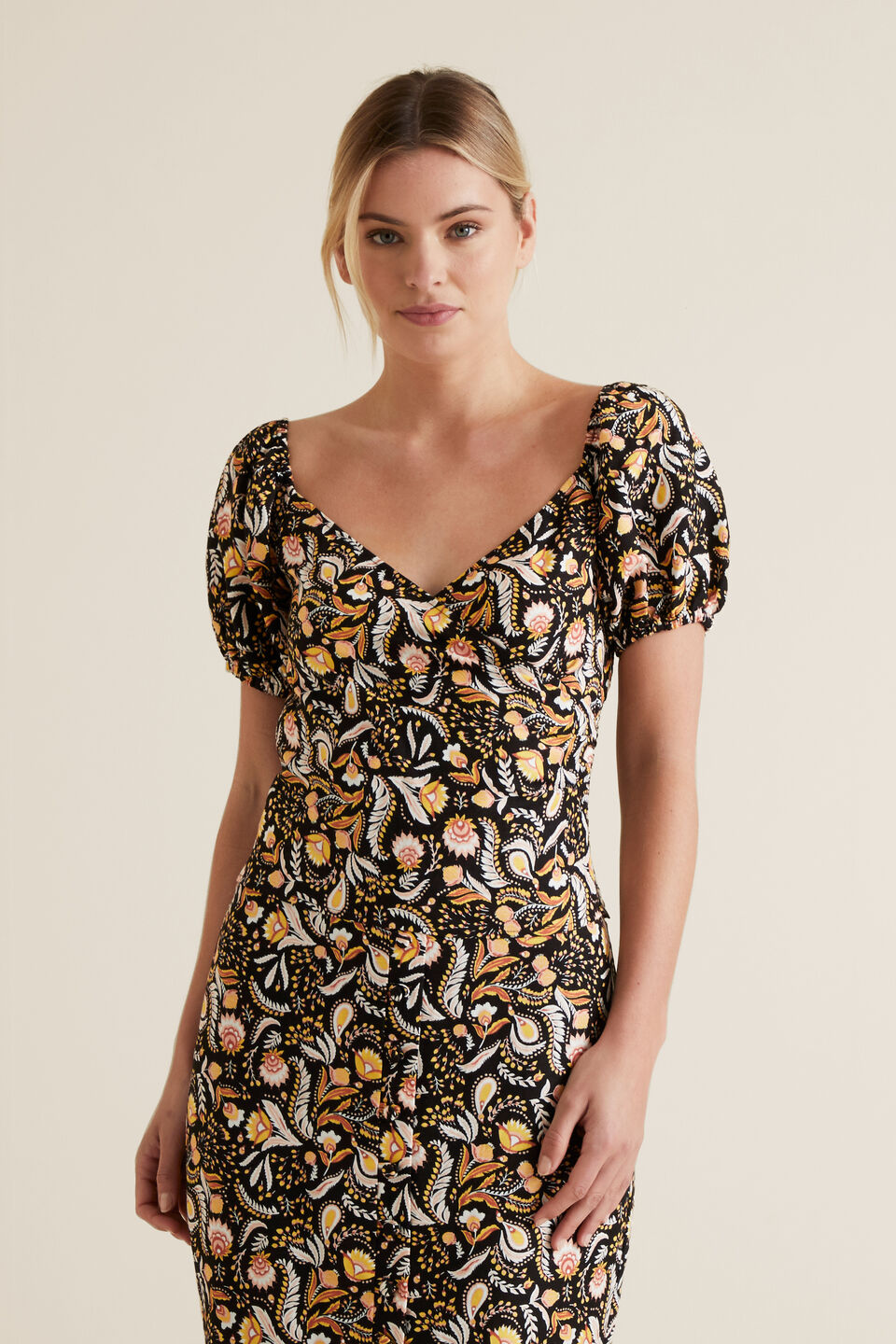 Off Shoulder Floral Bodice  