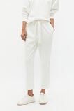 Tapered Leg Tie Pant  Cloud Cream  hi-res