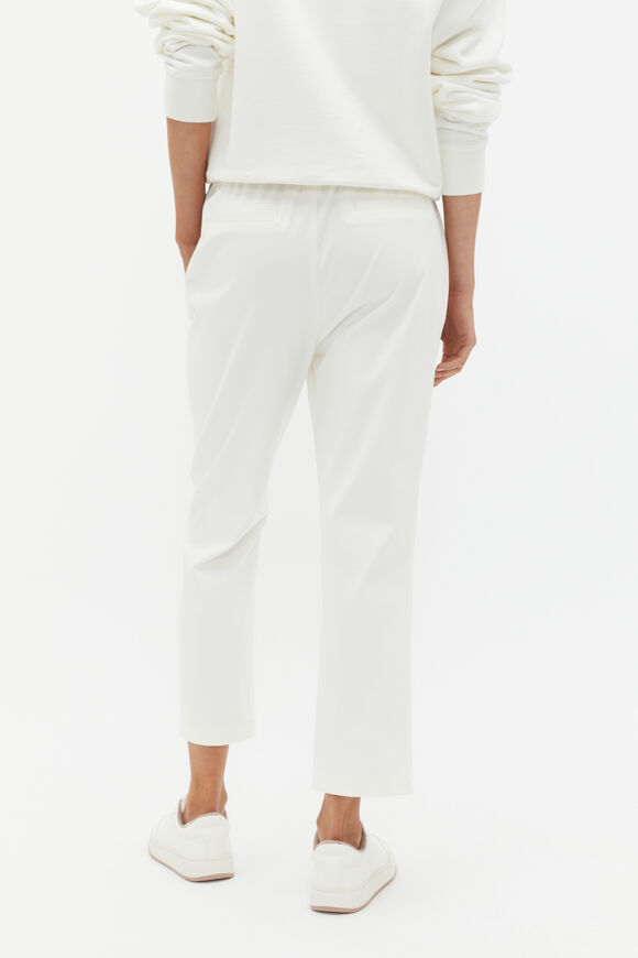 Tapered Leg Tie Pant  Cloud Cream  hi-res