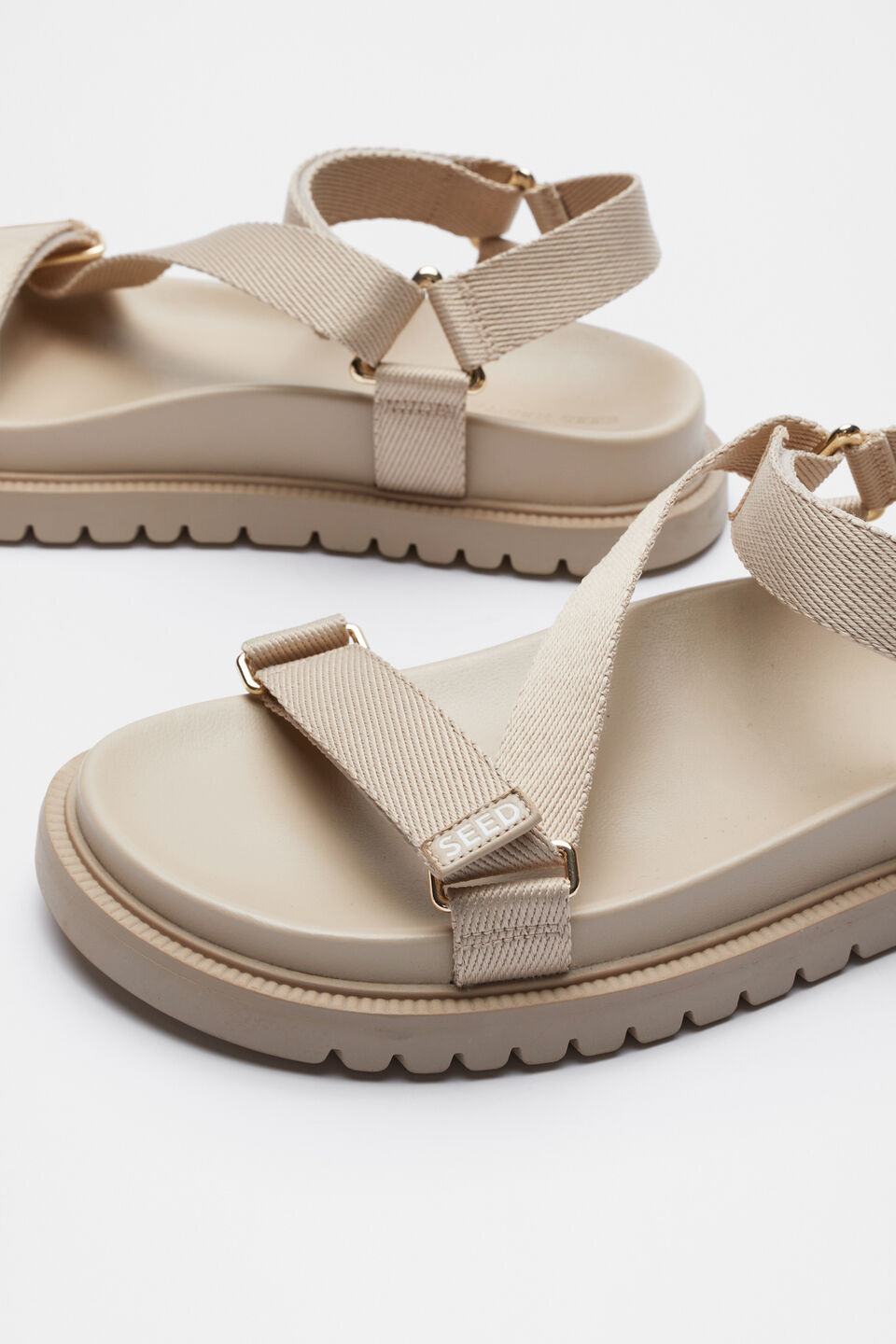 Jamila Webbing Sandal  Sand