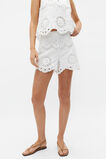 Scallop Broderie Short  Whisper White  hi-res