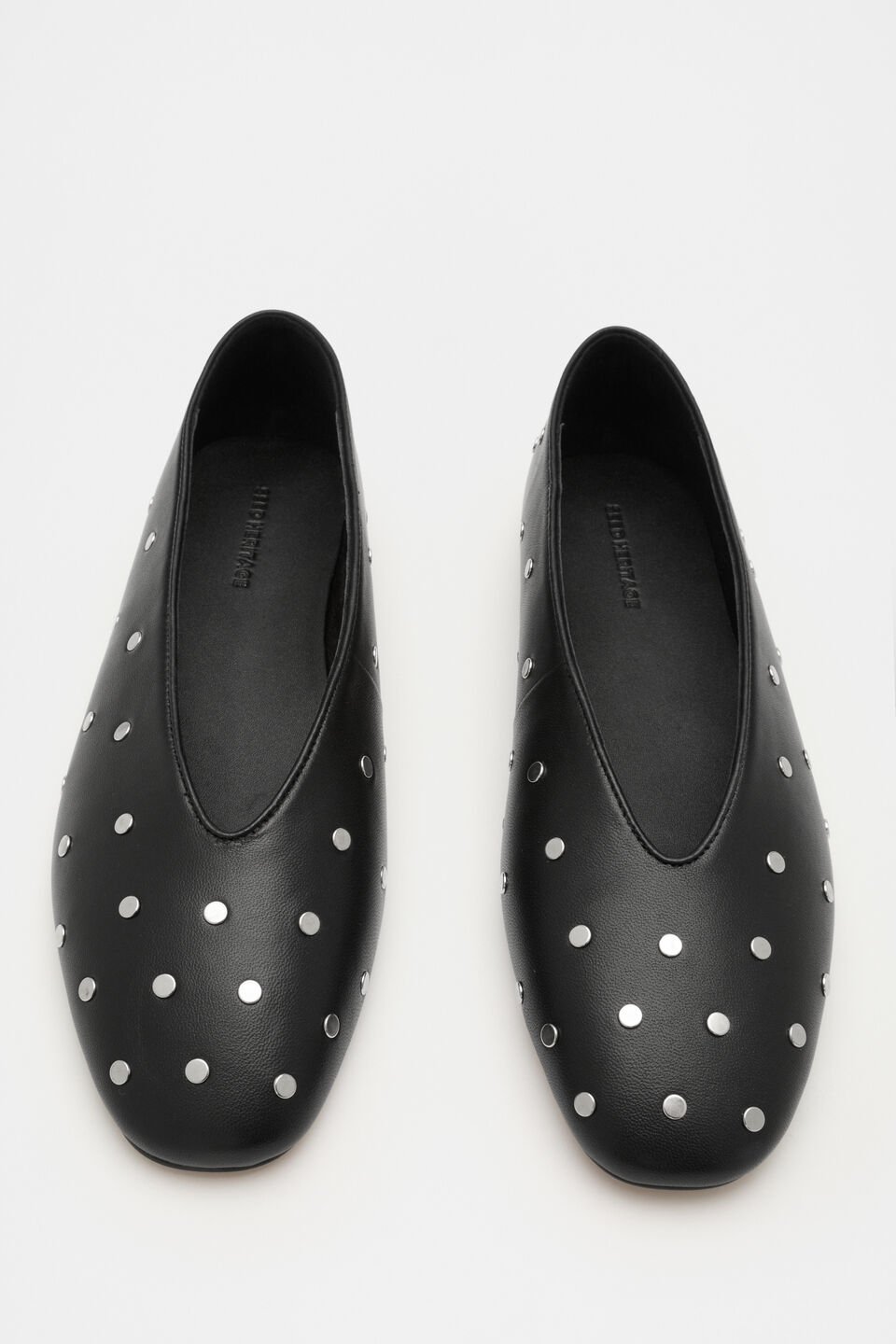 Margot Studded Ballet Flat  Black