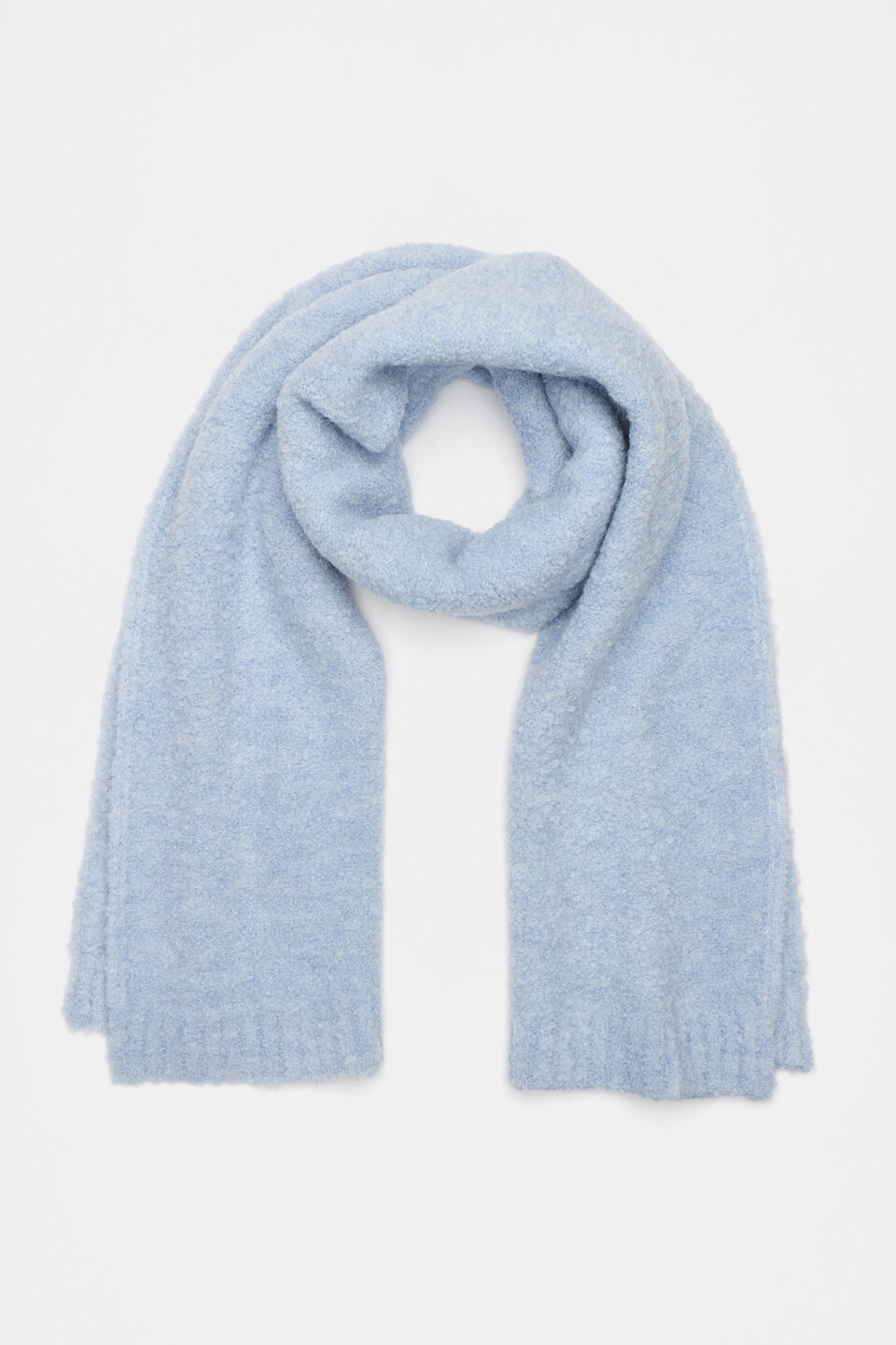 Boucle Scarf  Ice Blue Marle