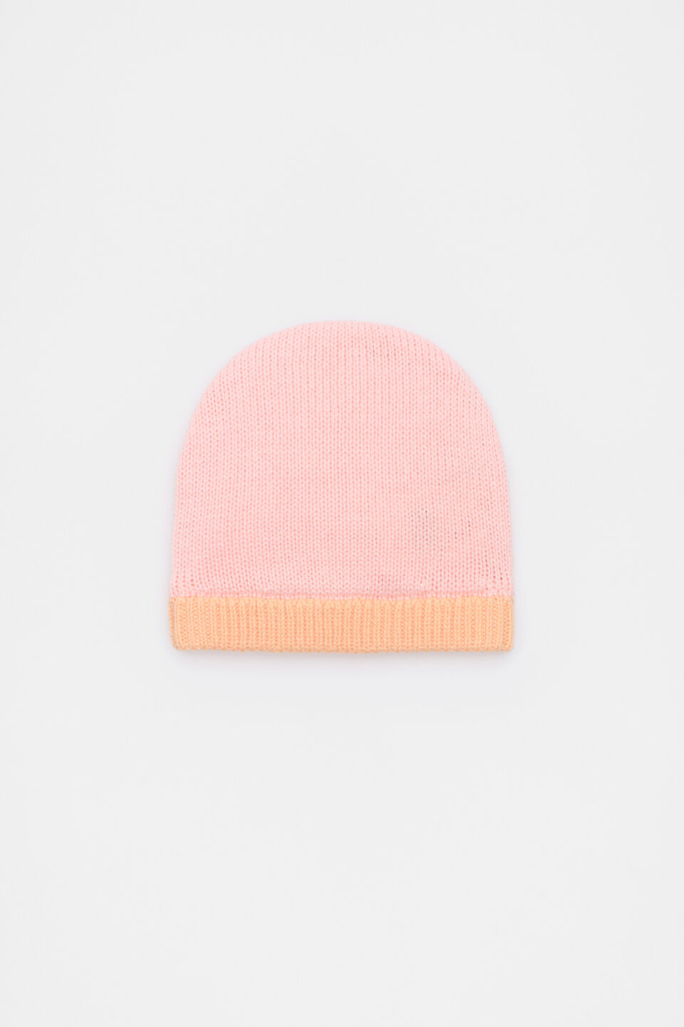 Colourblock Knit Beanie  Pretty Pink