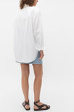 Linen Oversized Shirt  Whisper White  hi-res