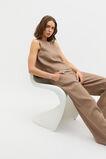 Core Linen Shell Top  Nutmeg  hi-res