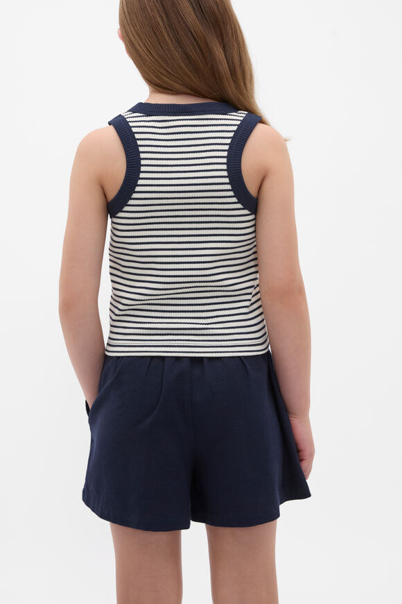 Core Logo Rib Tank  New Navy  hi-res