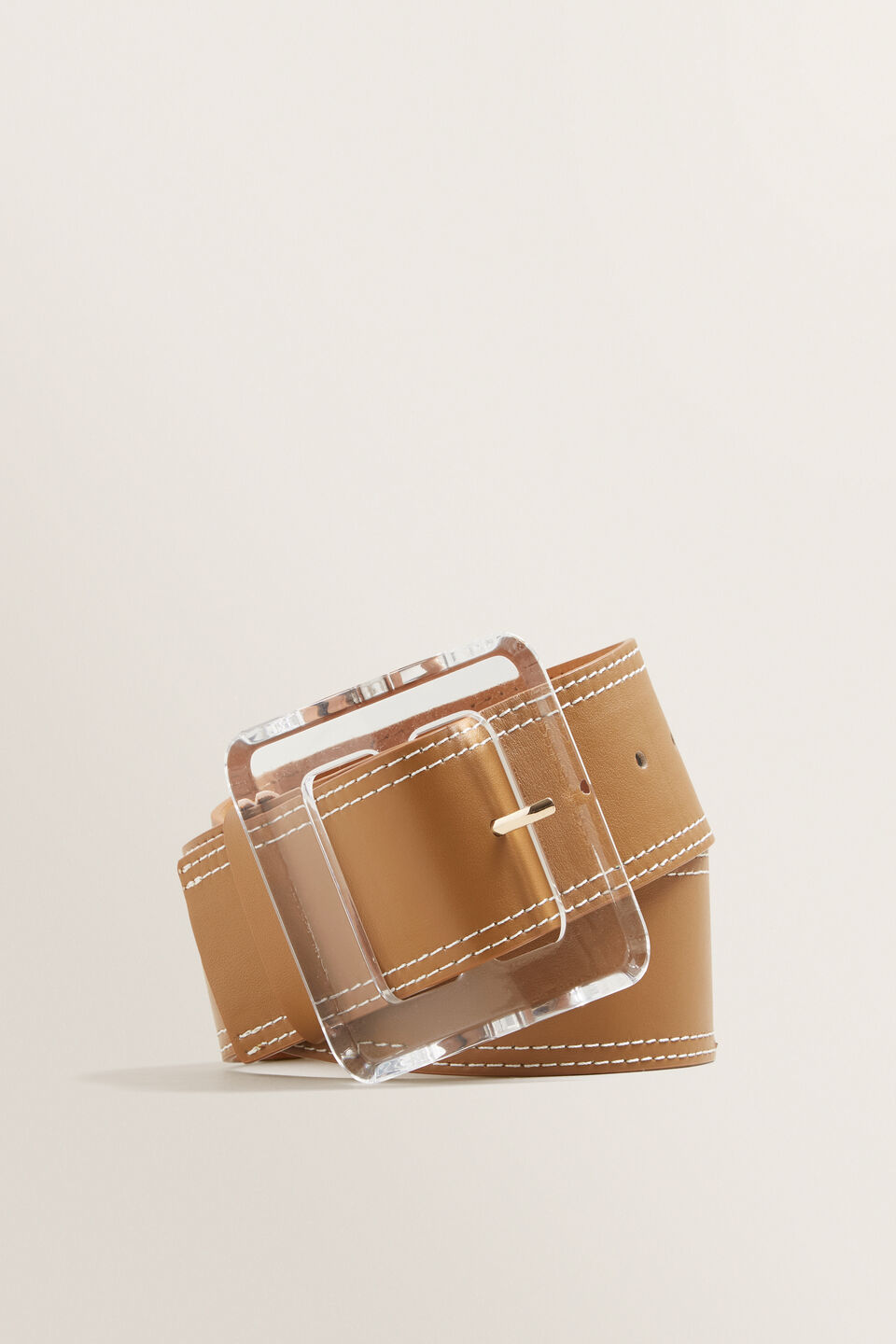 Acrylic Buckle Waist Belt  