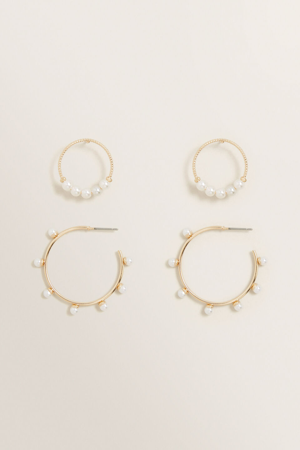 Double Pearl Hoop Pack  