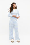 Stripe Waffle Pyjama  Blue Jay  hi-res