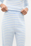 Stripe Waffle Pyjama  Blue Jay  hi-res