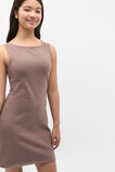 Boat Neck Tank Dress  Mushroom  hi-res