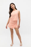 Embroidered Skort  Peach  hi-res