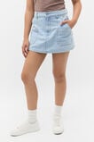 Pocket Denim Skort  Light Wash  hi-res