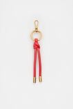 Knot Detail Keyring  Electric Crimson  hi-res