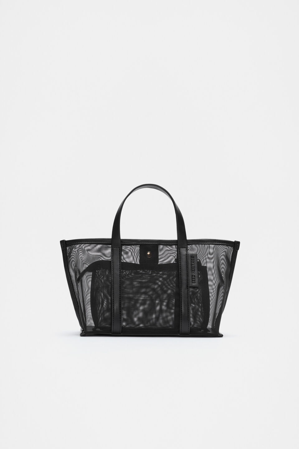Mesh Mini Tote  Black
