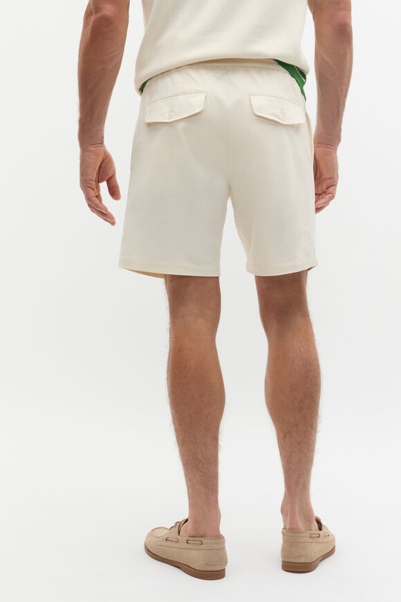 Twill Cotton Short  Off White  hi-res