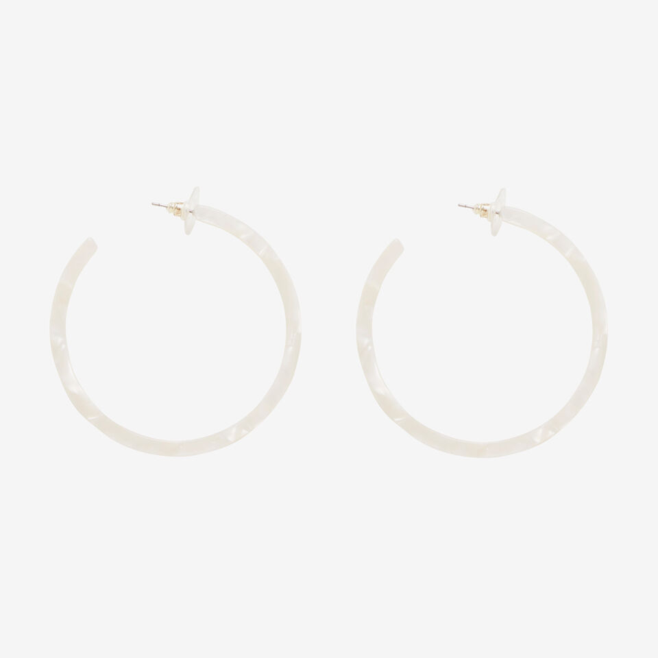 Tort Hoop Earrings  