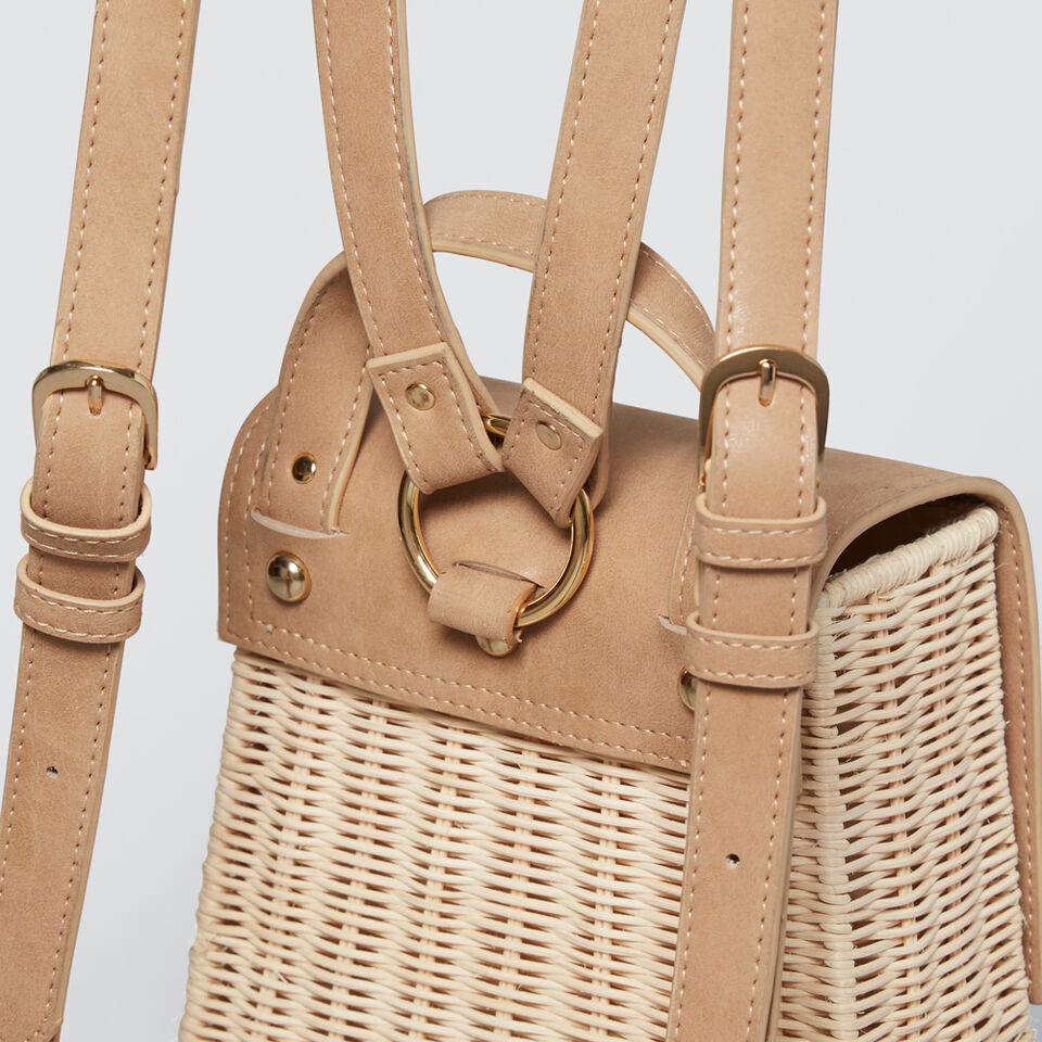 Wicker Backpack  