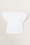 Frill Sleeve Tee  1  hi-res