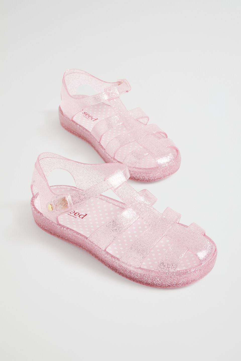 Glitter Cage Jelly  Pink